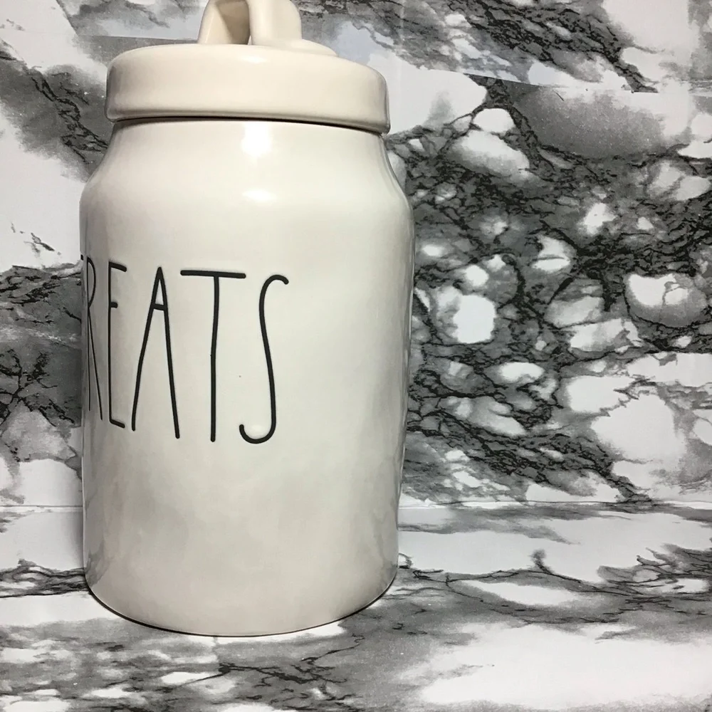 NWT Rae Dunn TREATS 2-PC Canister